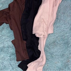 3 long sleeve shirts